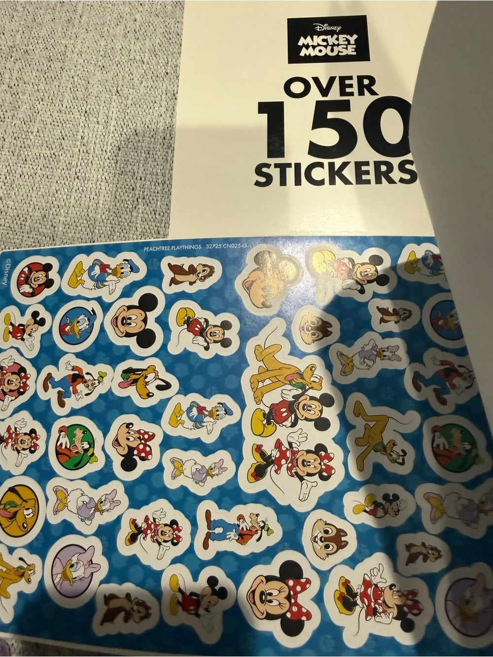 6 piece bundle Disney Mickey Mouse Over 300 Stickers 5 twist pens cute gift